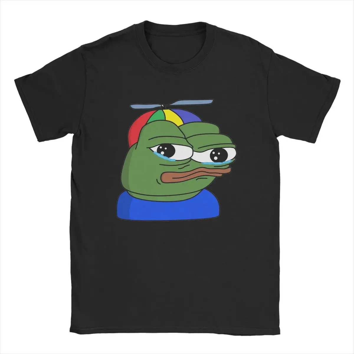 Casual Propeller Pepe T-Shirt for Men Round Collar Cotton T Shirt Short Sleeve Tees Graphic Printed Tops oversized streetwear