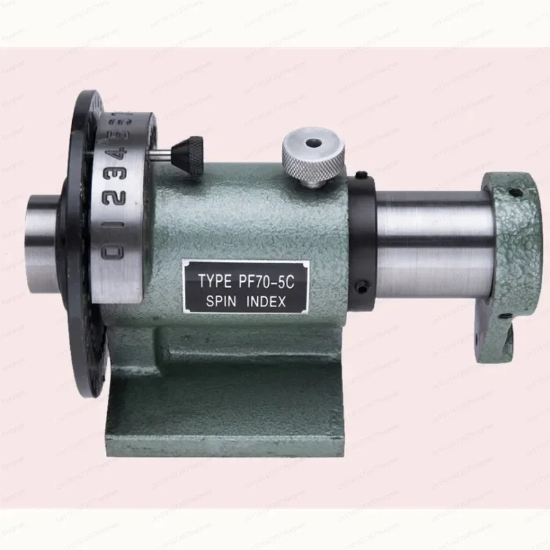 PF70-5C simple indexing head fast aliquot drilling and milling machine can be connected to chuck