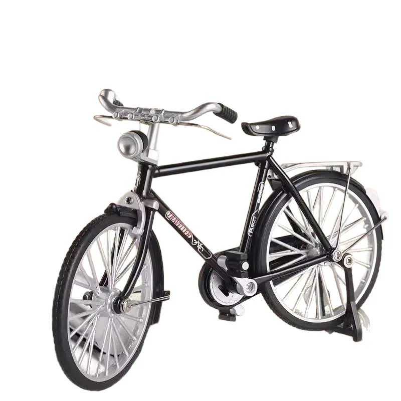 Eenvoudige Retro Demontage en Montage Versie Legering Fiets Model Montage Ornament Fiets 1:10 Model
