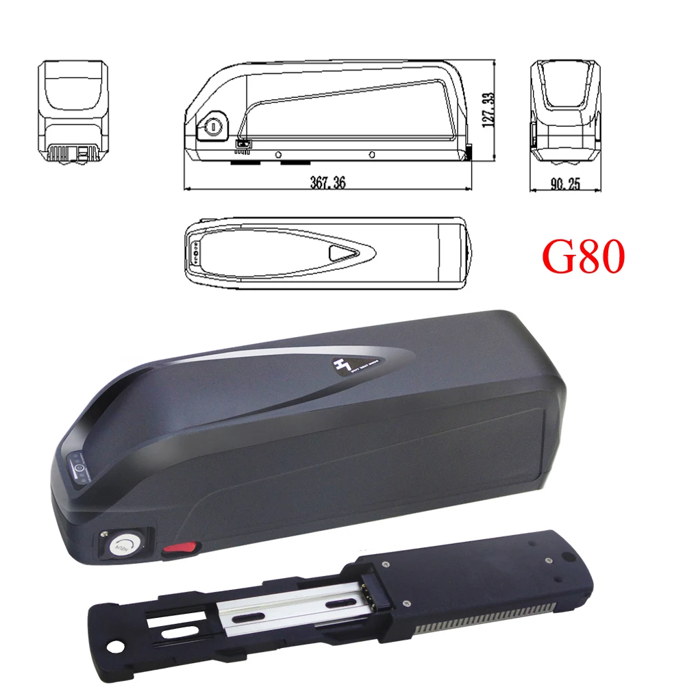 

Аккумулятор для электровелосипеда 36В 20Ач Hailong Max, литиевая батарея Varstrom 52В 48В 24Ач 36В 19.2Ач 21700 18650