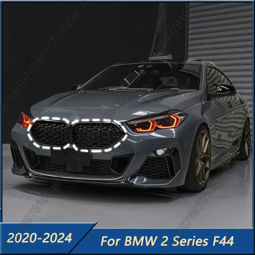 Car Front Grille Bumper Grill For BMW 2 Series F44 216i 218i 220i 228i M235i 4 Doors 2020-2024 Replacement Racing Grills