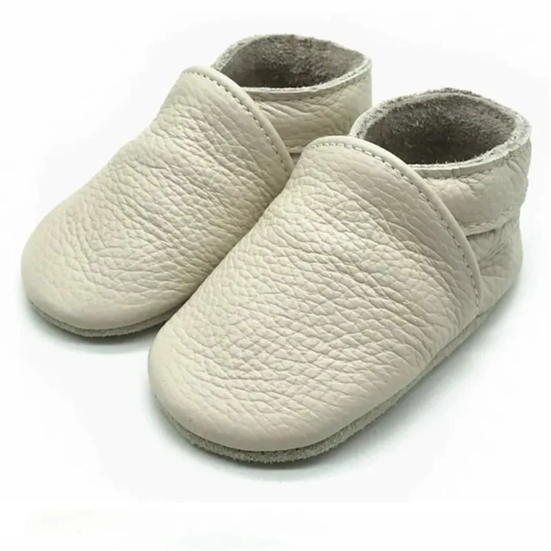 Echt leer babyschoenen 2024 zomer baby peuter babyschoenen mocassins schoenen eerste wandelaar zachte zool wieg babyjongen schoen s