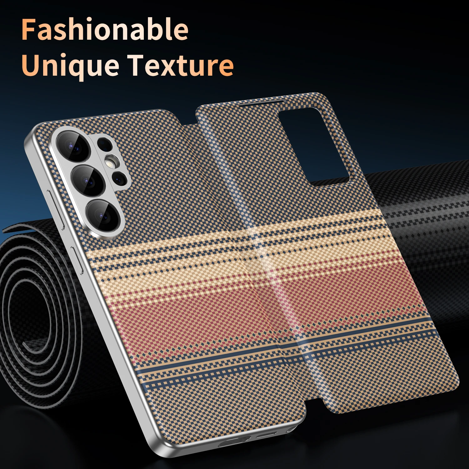 

Suitable for Samsung S22/23/24/25/26/plus/ultra/Fe/S25EDGE Smart Window, skin-feel, fingerprint-resistant, full screen and camer