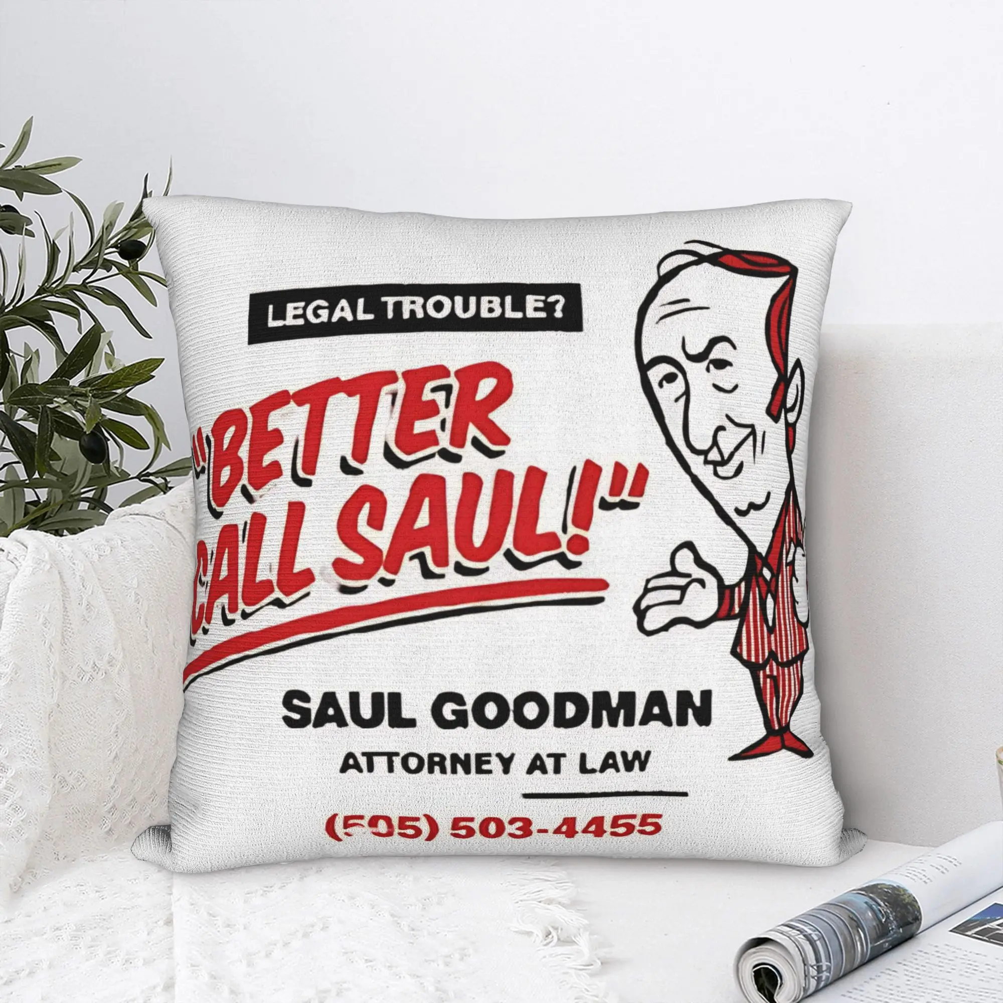 Pillow Cover Better Call Saul  Saul Goodman  Breaking Bad  Morden Pillow Case For Sofa Home Decoration Pillowcases