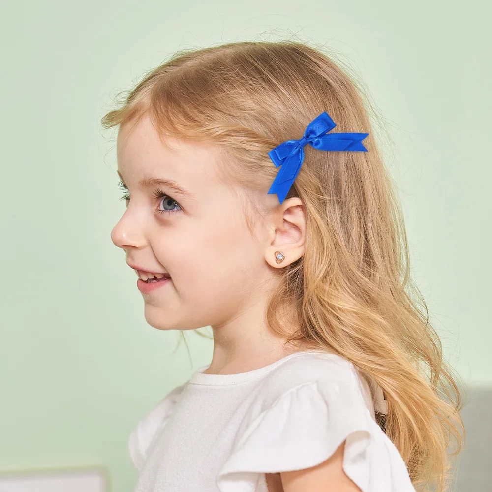 กิ๊บติดผมโบว์สองชั้น 2 ชิ้น สำหรับเด็กผู้หญิง คุณภาพสูง ริบบิ้นกิ๊บหนีบผม เครื่องประดับผมเด็ก ปิ่นปักผม