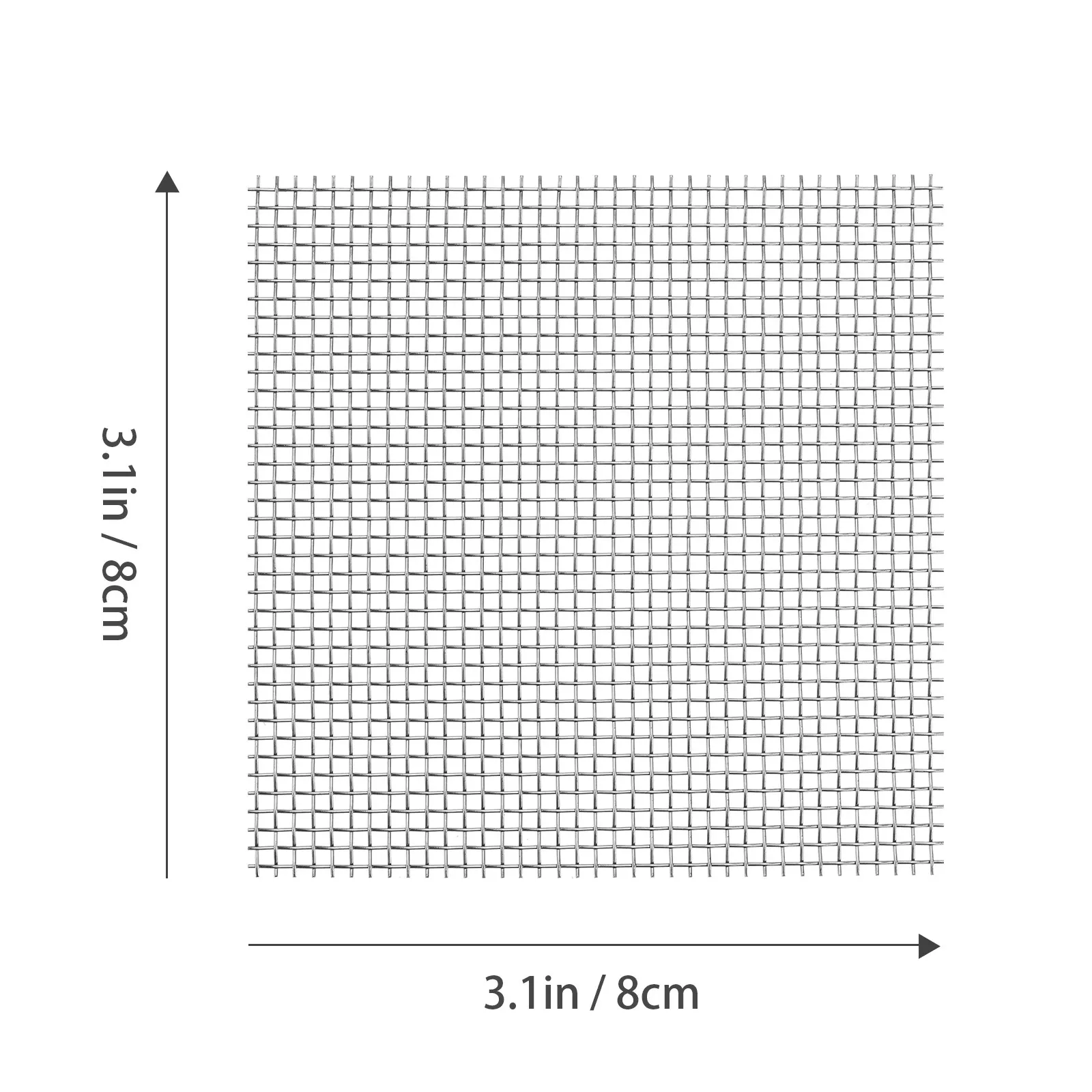 8Pcs Thick Stainless Steel Mesh Pads for Aquatic Plants, Rust-Proof & Tear-Resistant Moss Fixing Tank Decor