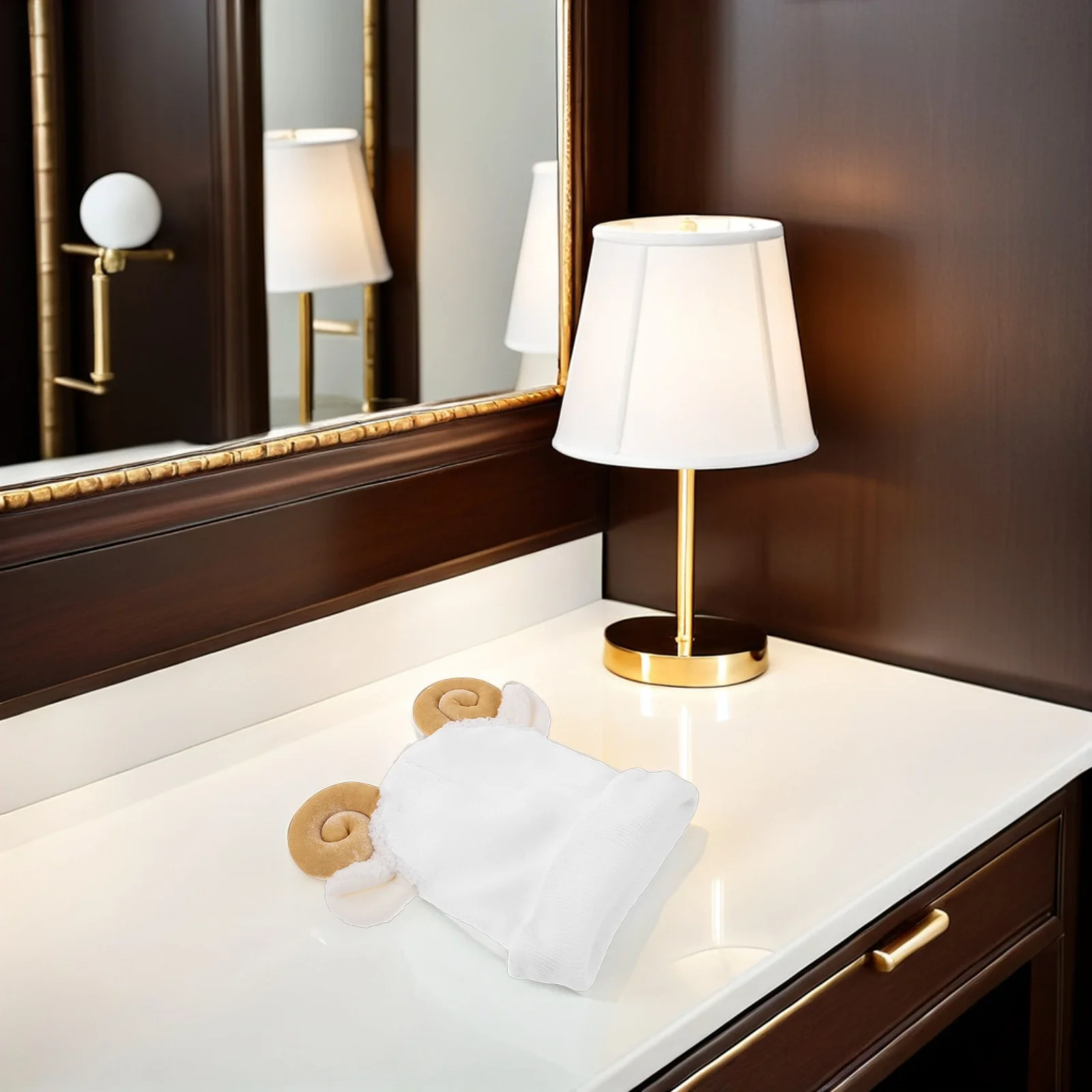 Adorable Cartoon Cover Knitted Ski Protector Winter Sports Decorative Accessory Snowboard Skiing Cute Yarn Sleeve