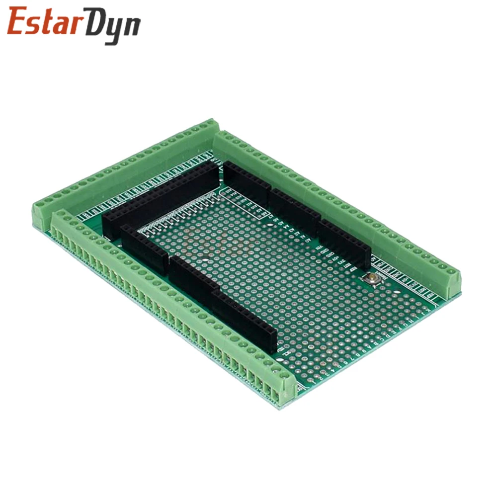 Estardyn MEGA 2560 R3 Prototype Shield Board, Screw Terminal Blocks Expansion Module with Double-Side PCB Kit