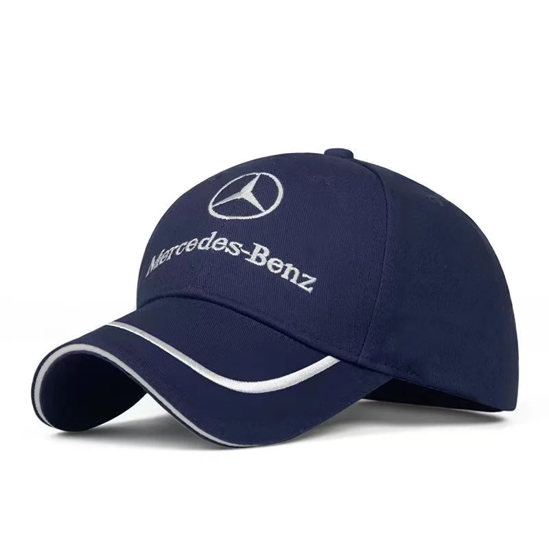 Embroidered baseball cap dark blue car enthusiast