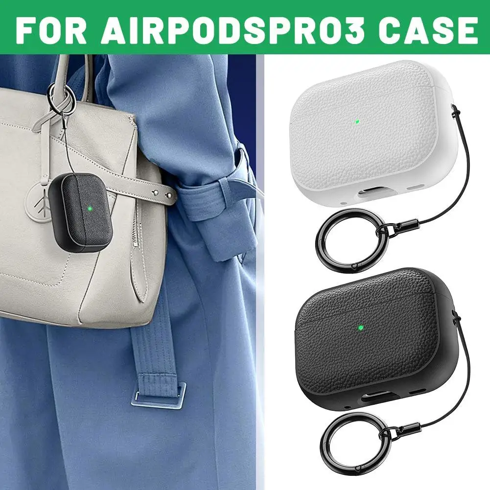 ﻿   2025 جديد بلوتوث حقيبة سماعة الاذن ل Airpods pro3 الغطاء الواقي بولي Pattern نمط بلوتوث سماعة غطاء سماعة الملحقات