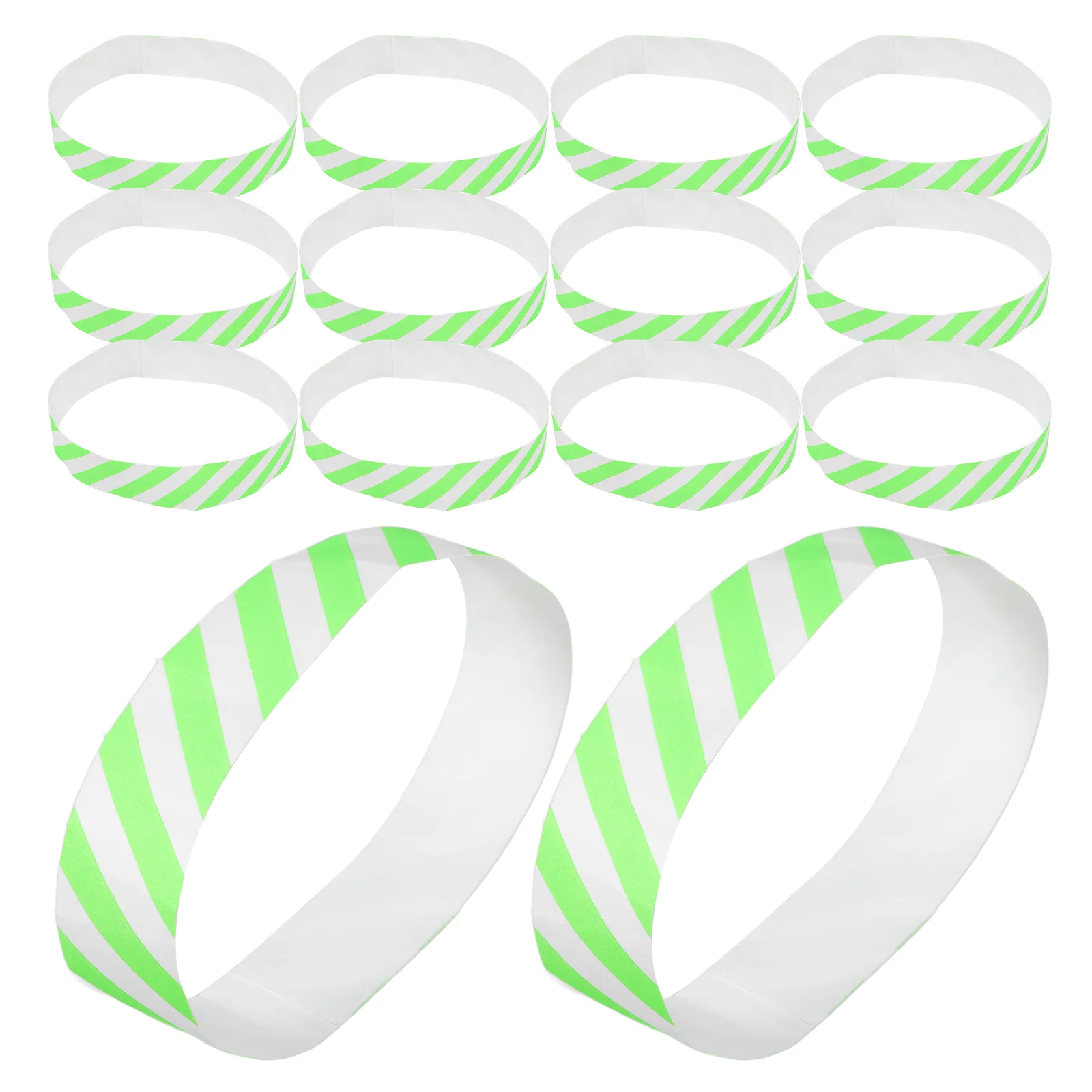 100 Pcs Paper Bracelet Playground Wristbands Concert Delicate Party Event Entry Decorative Festival