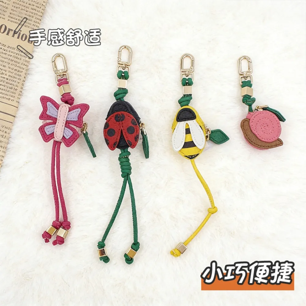 Insect Series Coin Purse Simple Mini Wallet Keychain Coin Storage Mini Bag Pendant Ornament For Women Girls Daily Gift