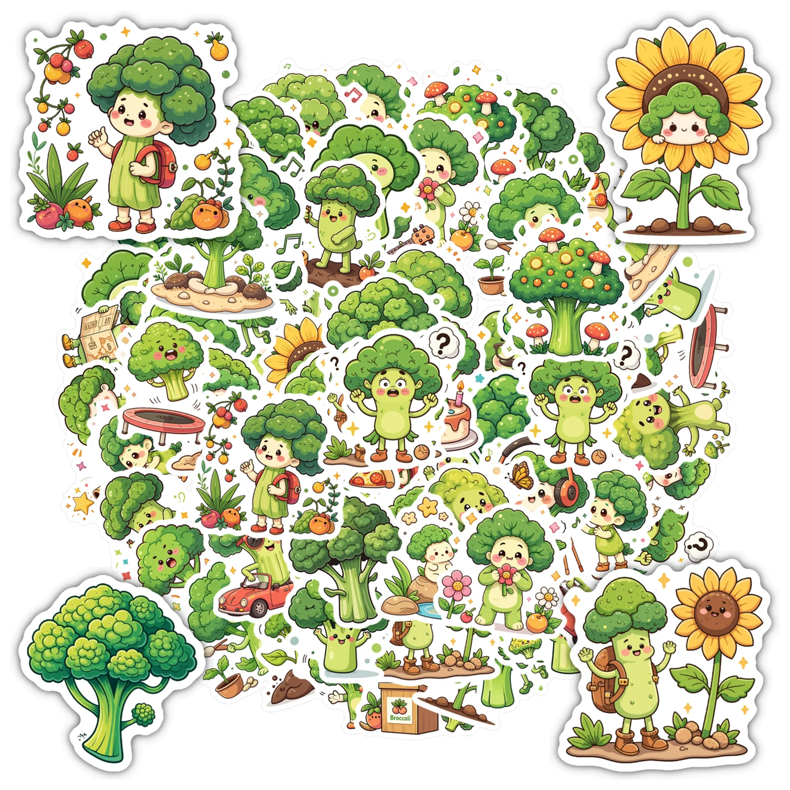 

35-100 шт. наклейки персонаж овощные наклейки мультяшная клейкая этикетка забавные наклейки наклейки для телефона автомобиль наклейки игрушки