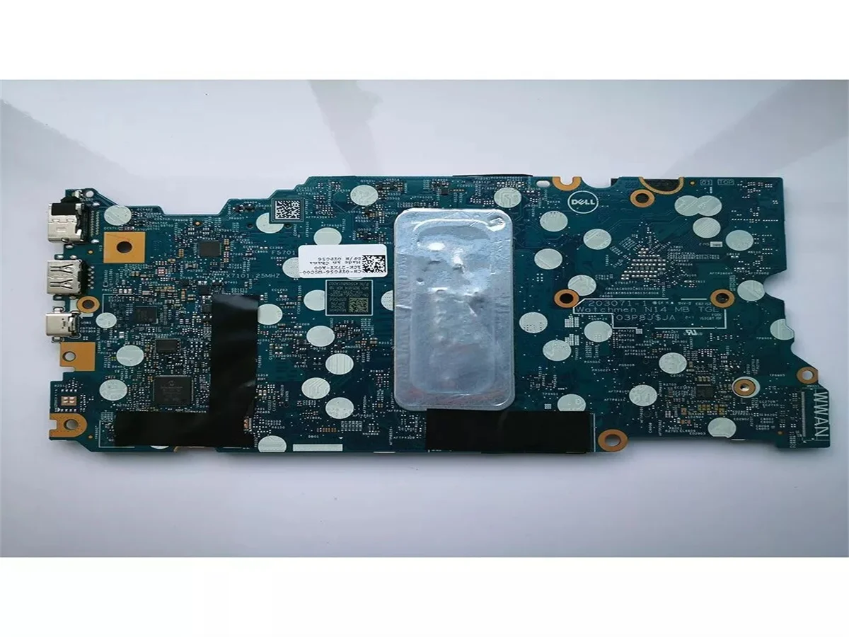 0TPG56 For Dell Inspiron 5410 Laptop Motherboard 2 in 1203071-1 TPG56 i7-1165G7 MX350 2G 100% Full Teste