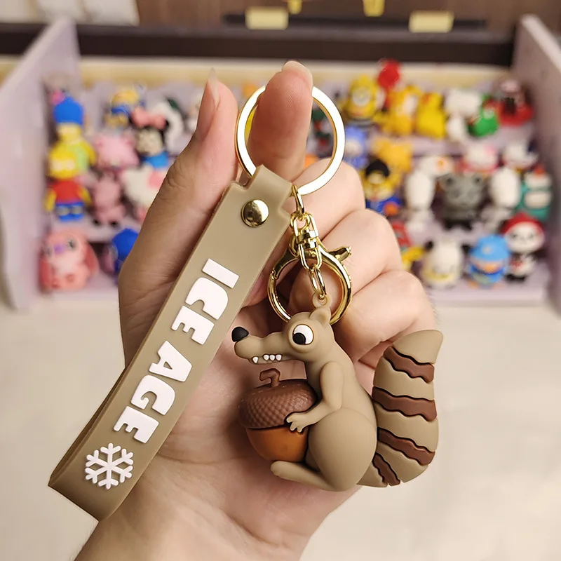 Cartoon Animal Ice Age Keychain Creative Mammoth Keychain image 6