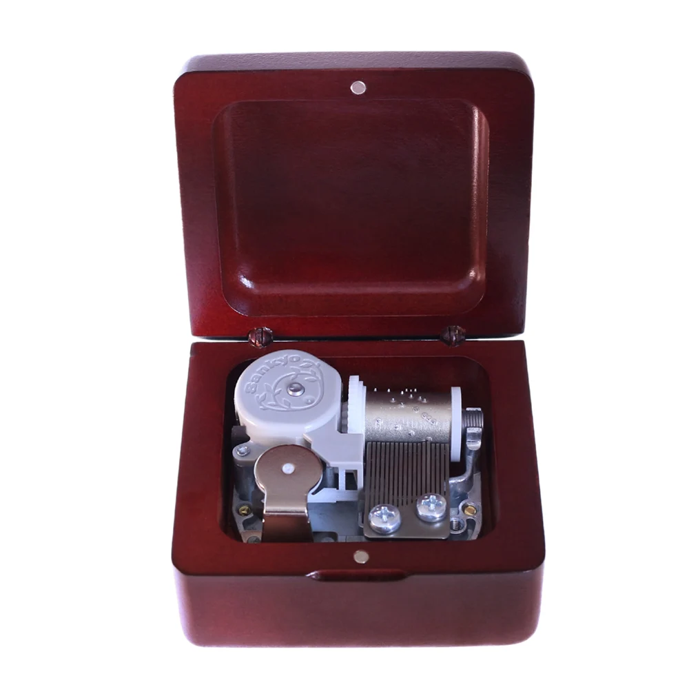 Rosiking Wooden music box home furnishings ♫ The Music Of The Night ♫ For Friends Christmas Valentines Birthday Gifts