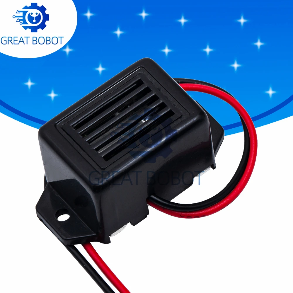 1PCS DC 12V 85dB Constant Tone Buzzer (BS): Mini Electronic Alarm for Security Applications