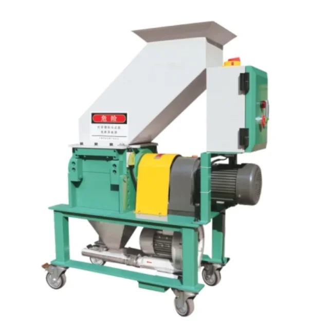 الإجهاد القوي لآلة تقطيع البلاستيك القوية كتم الصوت كسارة إعادة تدوير البلاستيك