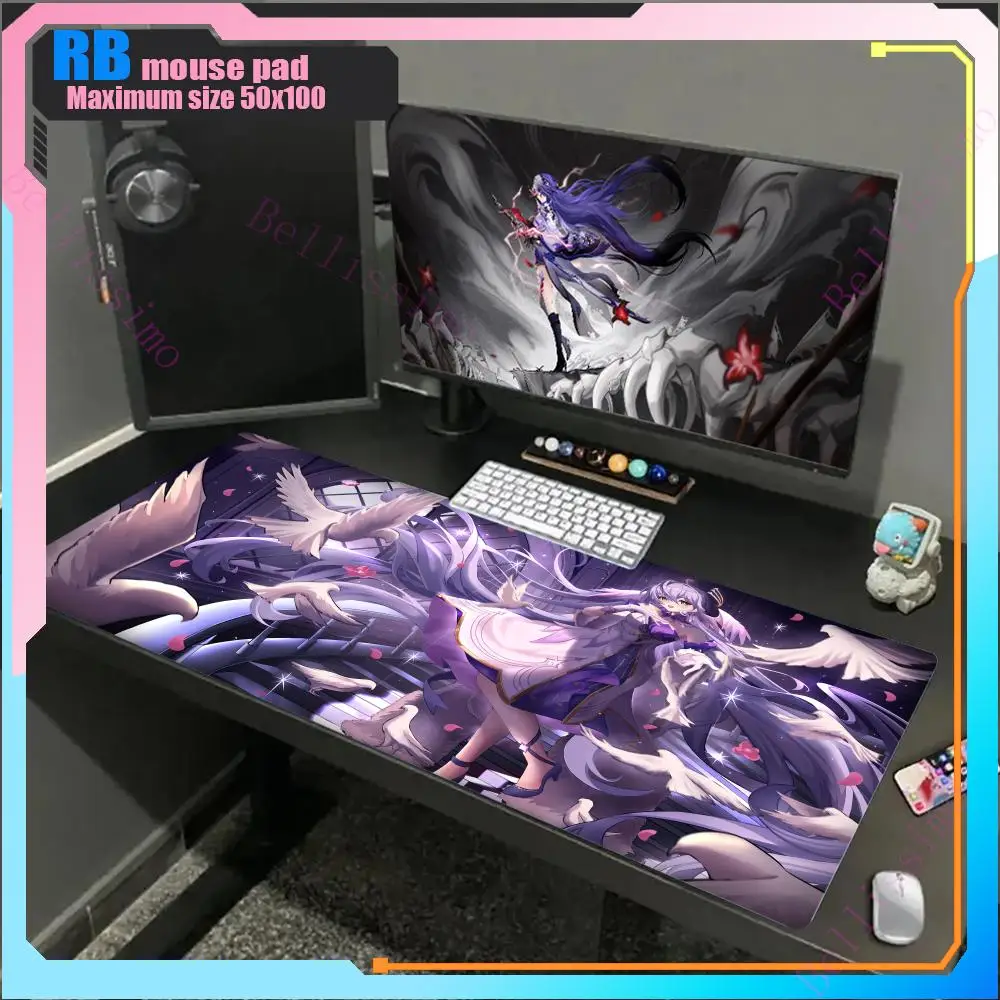 

hot selling items Honkai Star Rail Robin Mouse Pad HD Printing Mouse Game Pad 1000x500 Portable Suitable DesktopLaptop Mouse Pad