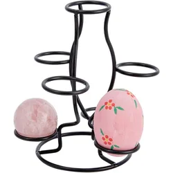 1 pc Crystal Ball Holders 7 Eggs Display Stand Black Iron Multi-Sphere Display Holder for Crystal Ball Sphere Globe Home Office