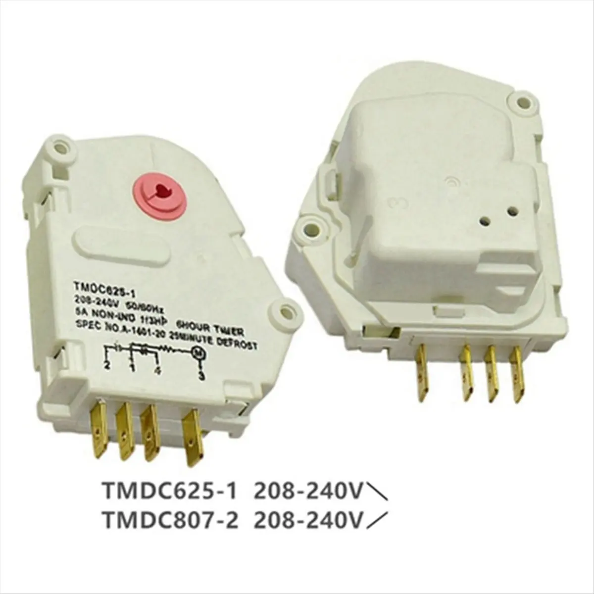 【~ New Y24A】Replacement Defrost Timer for / / Refrigerator Defrosting Timer Refrigerator Timer Control TMDC625-1