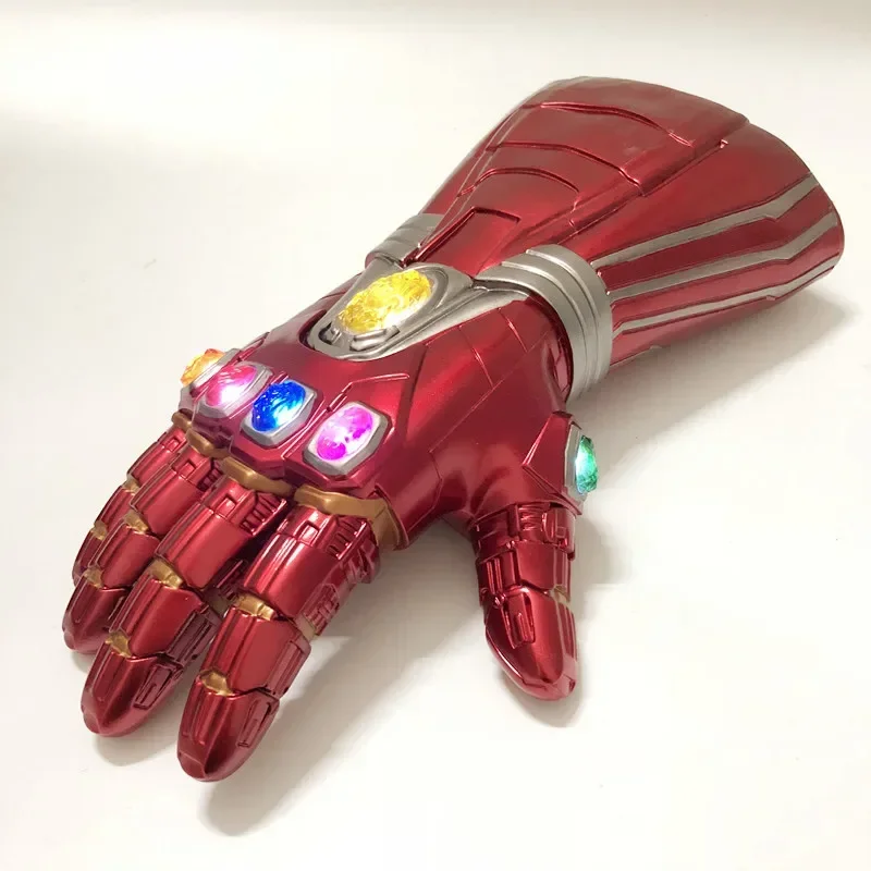 Kids Weapon The 4 Endgame Thanos Gauntlet Stones War Led Glove Adult Halloween Gift Cosplay MN3