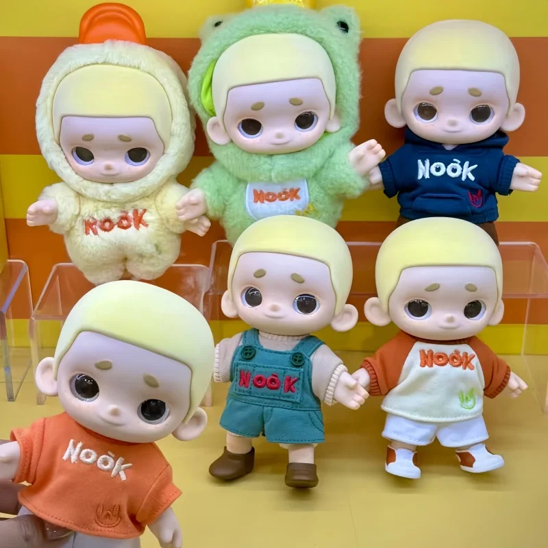 

52toys Nook Ootd Series Mysterious Plush Blind Box Trendy Toys Cute Dolls Desktop Ornaments Customized Birthday Surprise Gifts