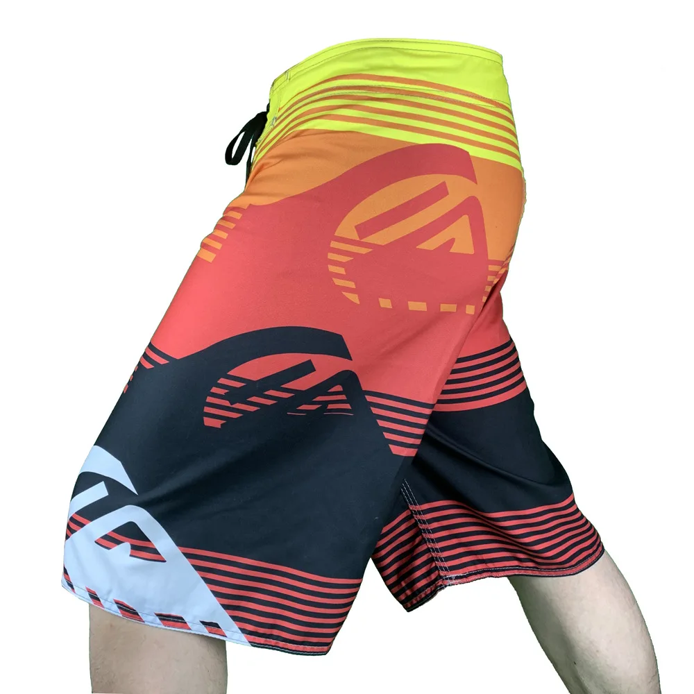 Men\'s Board Swimming Shorts Trendy De Bain Homme Bermuda Water Beach Shorts Quick Drying Pants Hawaiian Beach Vacation Wear