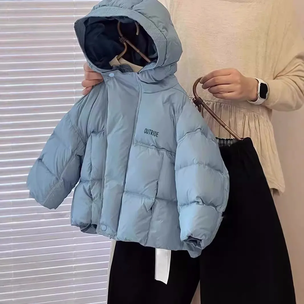 

Winter Warm Stylish Boys Cotton Hooded Zipper Puff Jackets School Kids Thick Track Coat Top Children Outfit Windbreaker 3-14 Yr
