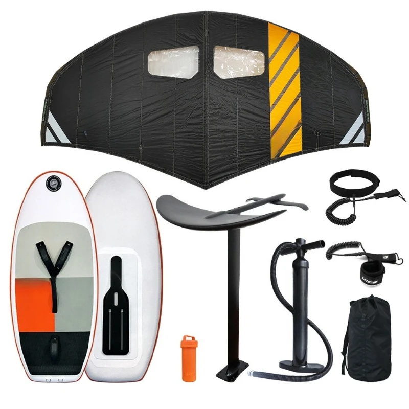 

Unpowered inflatable hydrofoil board, surf kite handheld inflatable wind wing carbon fiber hydrofoil water skiing set