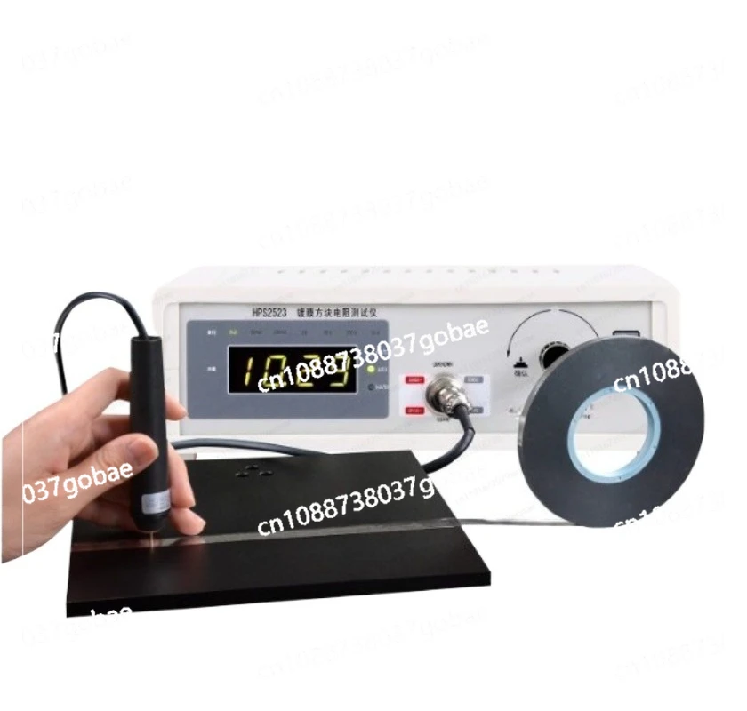 HPS2523 Four-Point Probe Sheet Resistivity Meter, for Coating Film Wafer Square Resistance Testing, Precision Instrument