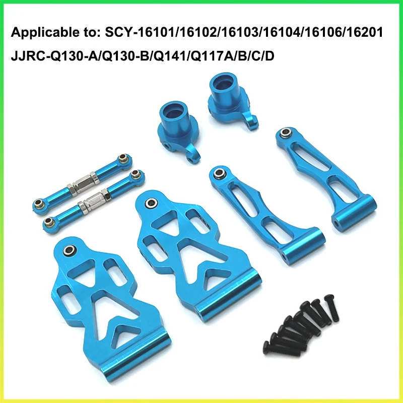 SCY 16101 16102 16103 16201 16101 Pro RC Auto 1:16 Blu Pezzi di ricambio in metallo aggiornati Modello 4WD/Pezzi di ricambio originali 6312 6313 6314