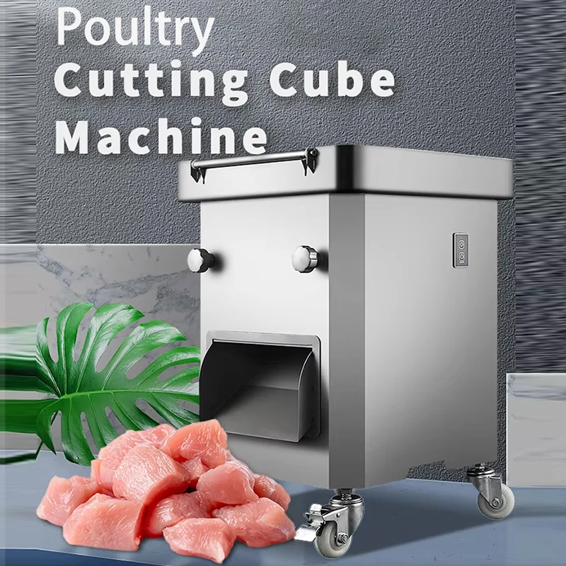 

Fully Automatic Meat Cutting Machine, Commercial Chicken Breast, Pork, Beef Slicing Machine, Frozen Meat Cutting Machine