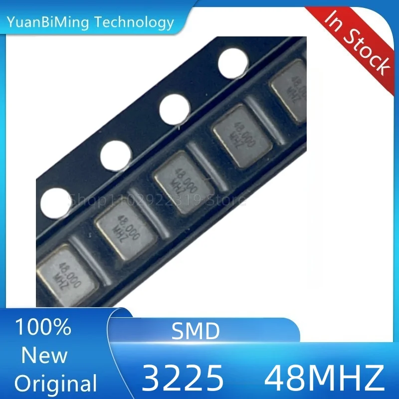 20pcs/lot 3225  48MHZ  SMD  quartz crystal unit crystal