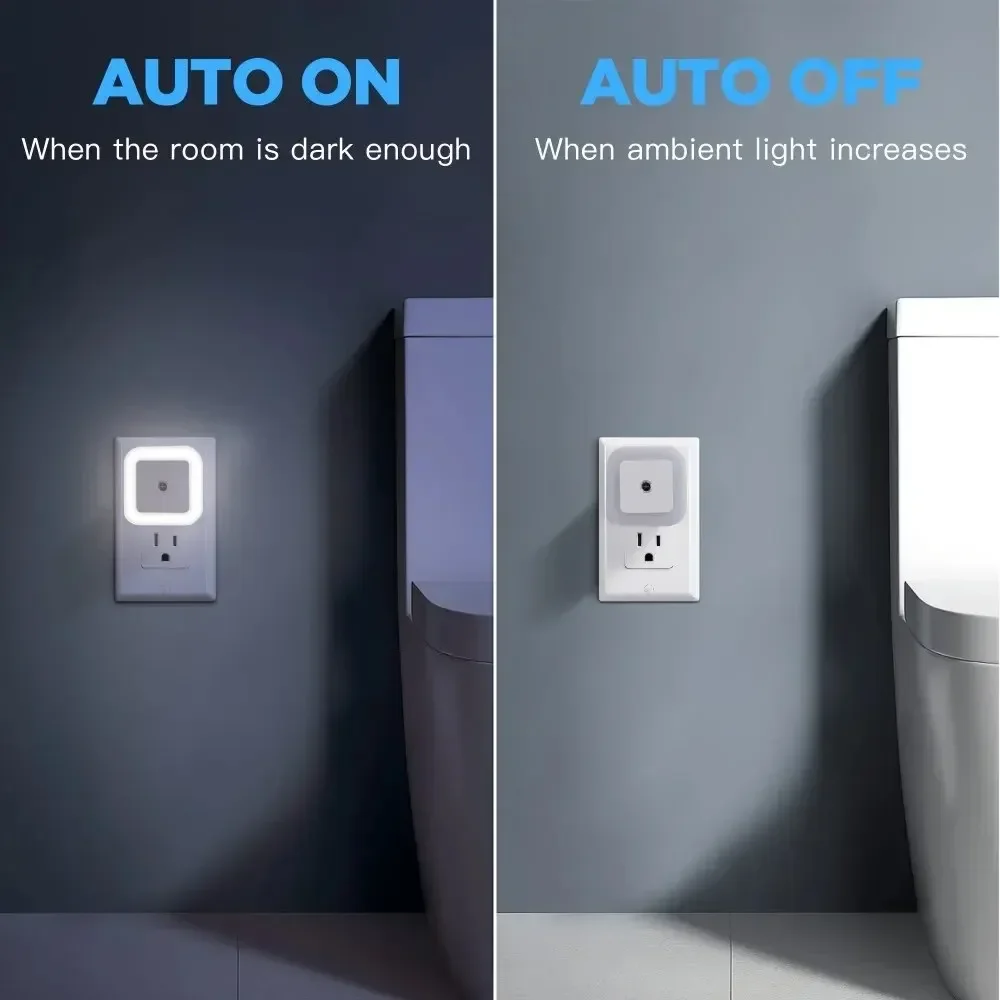 1pc Intelligent LED Induction Light - Automatically Lights Up at Night - Creative Night Light - Auto Sensor for Home/Space