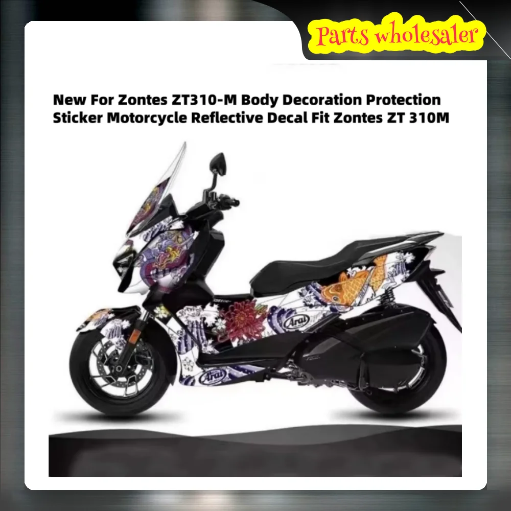 New for Zontes Zt310-M Body Decoration Protection Sticker Motorcycle Reflective Decal Fit Zontes Zt 310m