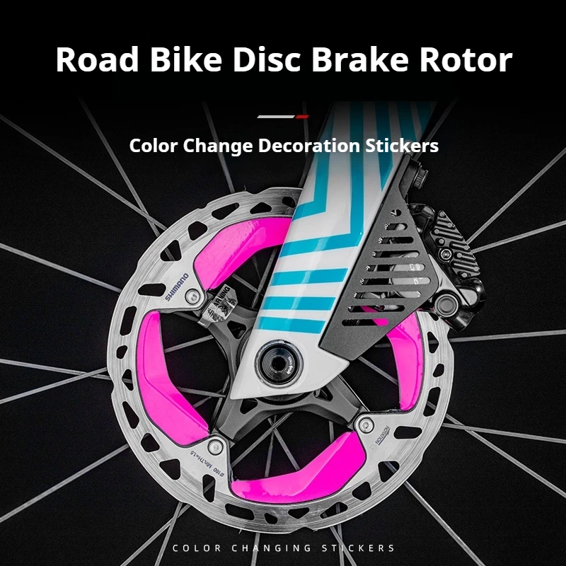 

Для Shimano CL800/MT800 прецизионные наклейки на дисковые тормоза, градиентный цвет, высококачественные, безопасные украшения с защитой от царапин
