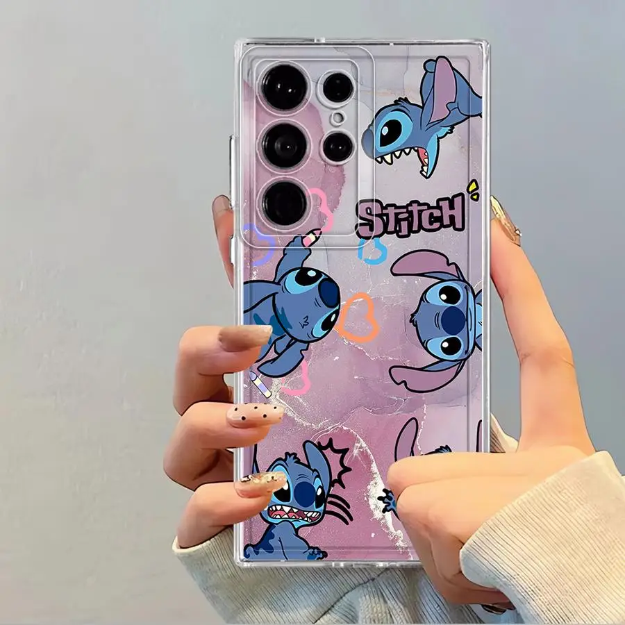 Disney Stitch Cute Phone Case for Samsung Galaxy S23 Ultra S21 S25 Edge S20 Plus S24 S22 FE Note 20 Ultra 10 Soft Cover - náhled 5