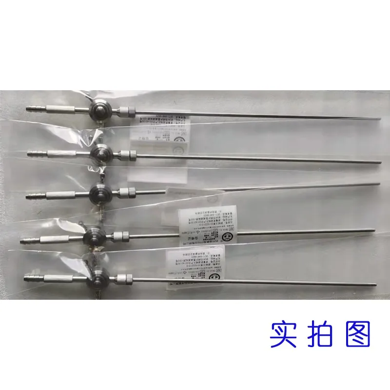 Laparoscopic tee flushing aspirator Thoracic laparoscopic instrument Hand push spring type tee flusher