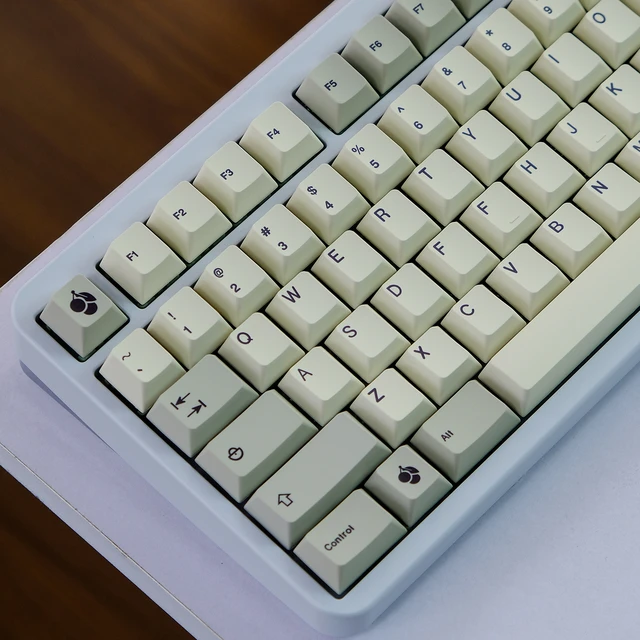 Gmk-PBTキーボードキャップ,168キー,ベージュ,レトロ,グレー,ホワイト,チェリープロファイル,昇華型,スイッチ用 - AliExpress