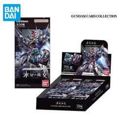 BANDAI GUNDAM 50 Pieces of Anime Figures Cards The Witch From Mercury Limited Edition Collectible Cards Toys Gifts for Children