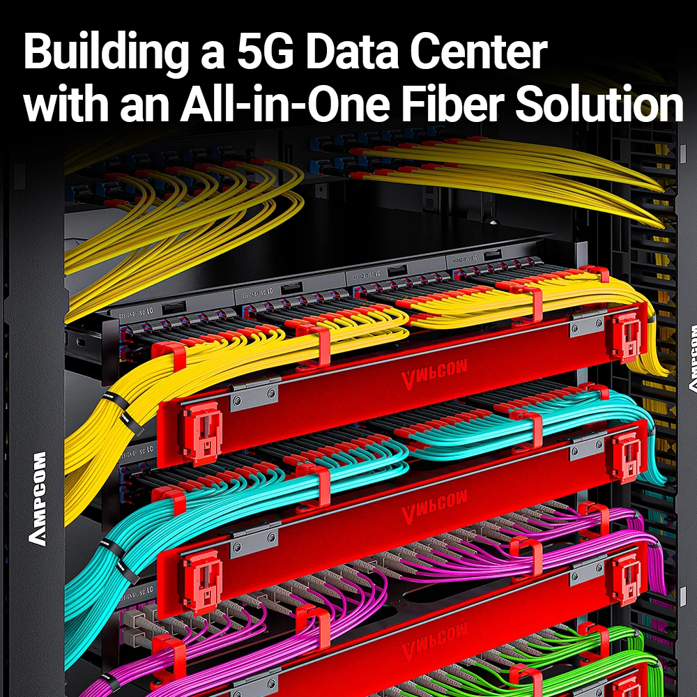 AMPCOM LC to FC UPC Fiber Optical Patch Cable Singlemode Simplex SMF 9/125μm Single Mode Bend Insensitive 2.0mm Fiber Optic Cord