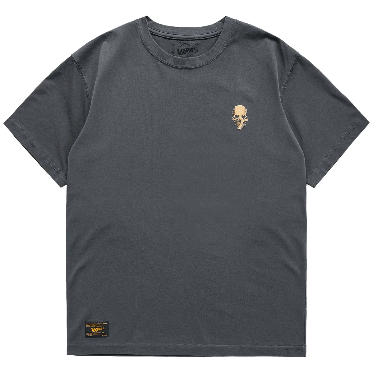 

VIP Men's ort Sve T-irt Vintage Embroidered Cotton Youth Faion Casual Loose Fit Summer Top Design Sensibili ...