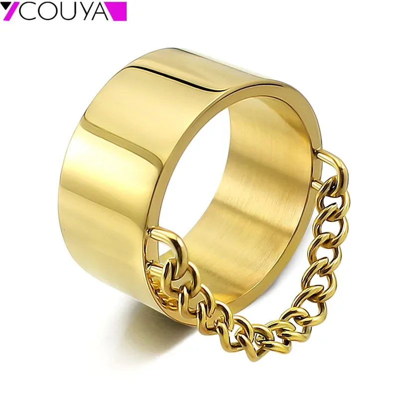 2025 Trendy Gold Silver Rings for Men Women hollow Couples Geometric Finger Jewelry Party Gifts Hip hop rings 10mm wide