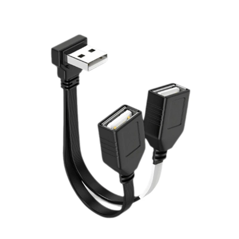 10cm 20cm USB 2.0 A 1 male to 2 Dual USB Female Data Hub Power Adapter Y Splitter USB Charging Power Cable Cord Extension Cable