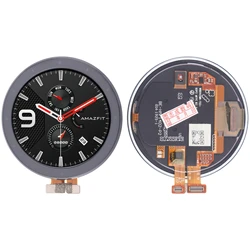 Original LCD Screen for Amazfit GTR 47mm with Digitizer Full Assembly Watch Display LCD Screen Repair Replacement Part