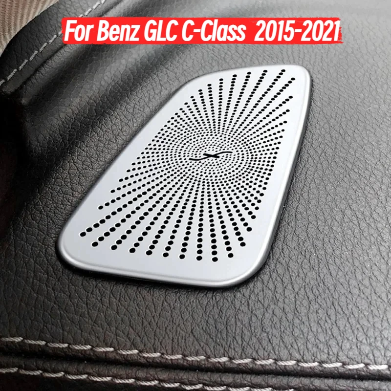 

For Mercedes Benz GLC C-Class W205 C260 C200 X253 300L 2015-2021 Car Dashboard Air Outlet Trim Horn Cover Speaker decorate Cover