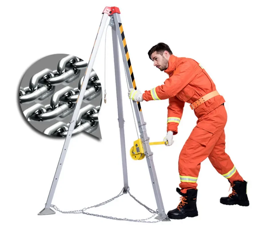 Fall Protection Portable Confined Space Safty Tripod Kit Rescue Tripod