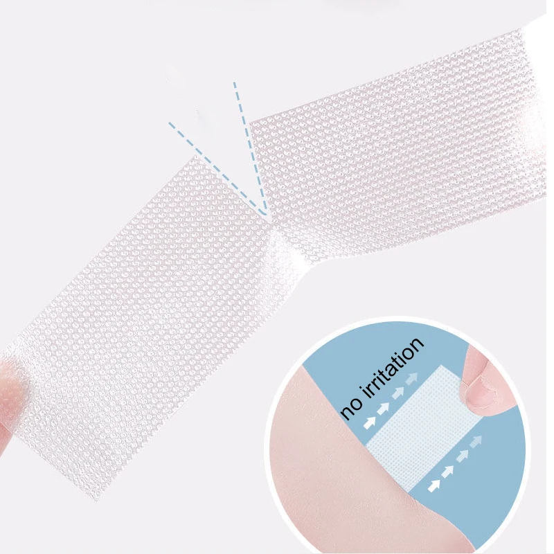 1 Roll Anti-Wear PE Heel Sticker Tape Heel Patch Protector Waterproof First Aid Blister Foot Pad Heel Inserts Grips 5M X 2.5CM