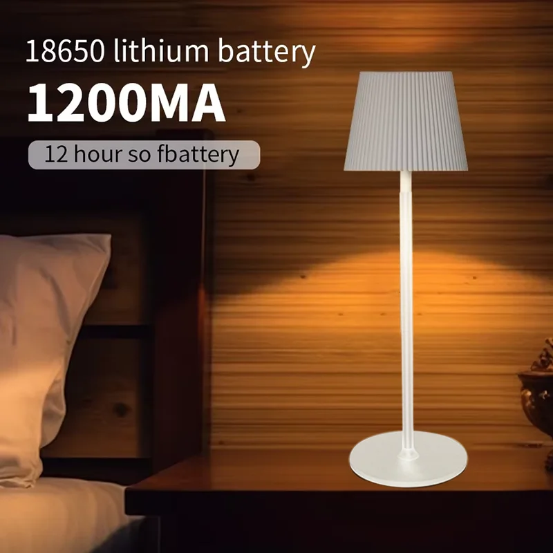 Modern Stripe Minimalist Table Lamp USB Wireless Charging LED Desk Lamps for Bedroom Touch Dimming Creative Bedside Night Light image 6